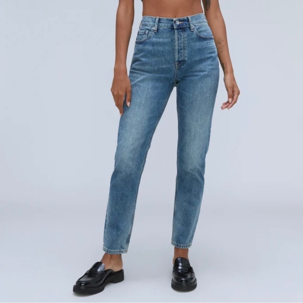 Everlane Curvy 90s cheeky straight jean, ankle length